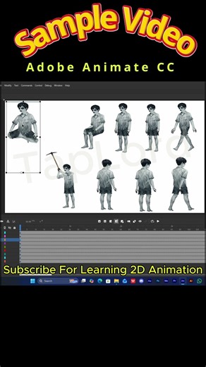 Adobe Animate CC Bone Tool Character Rigging 🔥 Ready for Animation | Contact to Buy