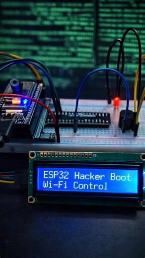 👉 ESP32 Hacker Boot 😳 Wi-Fi + LCD (MicroPython)
