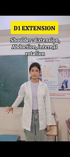 PNF Patterns, D1 D2 flexion extension of Upper Limb #medschool #Pnfpattern #trending #viral