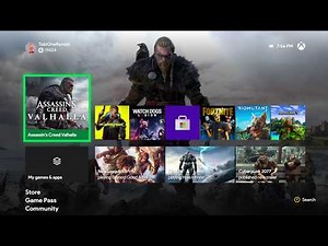 Xbox Series X - Dashboard (Startup)