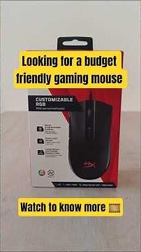 HyperX Pulsefire Core RGB USB Gaming Mouse with Software Controlled RGB Light Effects