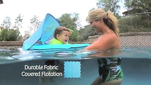 SwimWays Baby Spring Float Sun Canopy, Pink Fish