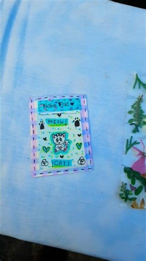 cute tree crafts 1 Notepad second real floral bookmark third a Notepad with white board