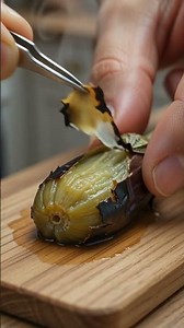 Beirut Mezze Secret! How to Make Authentic Charcoal Baba Ghanoush #food #cooking #asmr #shortsfeed