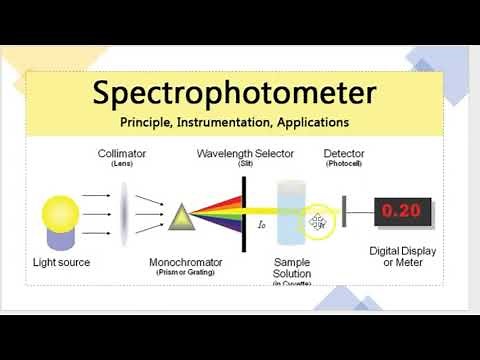 spectrophotometer working principle