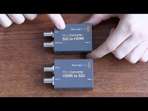 BMD Micro Converters - SDI to HDMI & HDMI to SDI // Show and Tell Ep.4