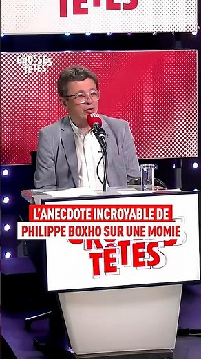 Philippe Boxho's incredible story about a mummy.