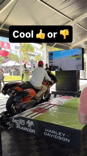 Harley Davidson Motorcycle Simulator #supportbikers