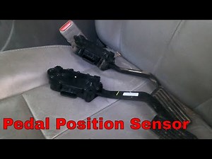 2005 Chevrolet trailblazer accelerator pedal position sensor replacement