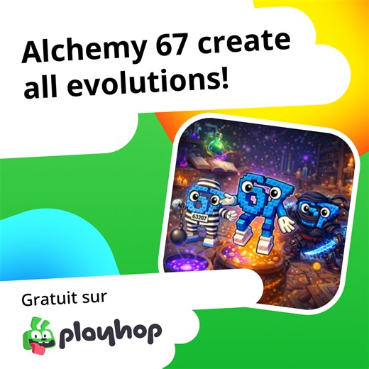 Alchemy 67 create all evolutions!: Jouez en ligne gratuitement sur Playhop