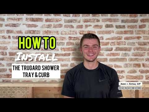 How to Install the Trugard Shower Tray & Curb