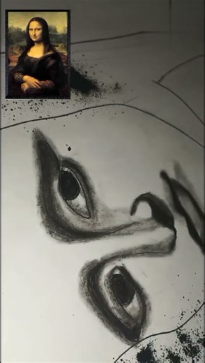 Mona Lisa sketch drawing 👍🏻 #snehaartgallary#