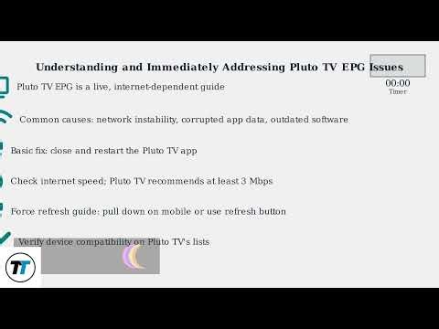 How To Fix Pluto TV Channel Guide Not Working – EPG/Guide Troubleshooting