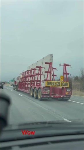 Passing oversized load