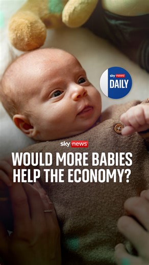 16K views · 62 reactions | On today’s Sky News Daily, Gareth Barlow is joined by leading demographer Paul Morland to discuss why people in Britain are having fewer children on average, and what could be done to reverse the trend. Listen now  https://trib.al/xC615HB | Sky News | Facebook