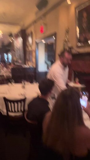 Italian Tenor Performs Happy Birthday at NYC Restaurant