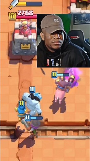 Hog rider musketeer funny meme gameplay in clash royale #shorts