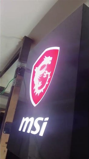 MSI Flange Board Manufacturing | MSI Brand Signage | Acrylic LED Board Fabrication