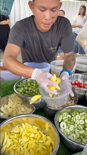 Amazing Thai Mix Fruit Salad - Thai Street Food