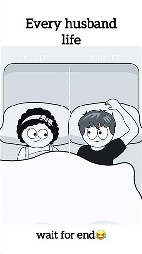 part 2😂👫 Married life be like… total chaos but full of love! #animation #husbandlife