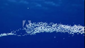 bubble ring underwater horizontal ocean scenery of bubbles for backround textures
