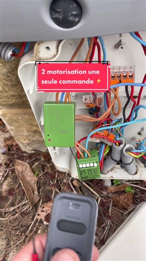 Deux motorisations de portail avec une seule télécommande