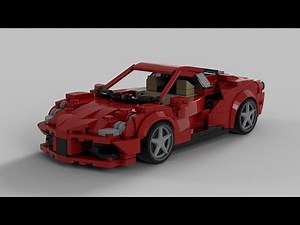 LEGO Ferrari 488 GTB MOC - Free Instruction