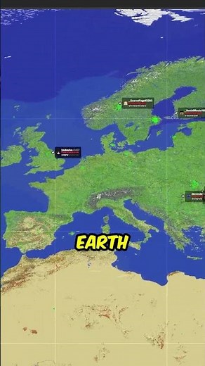 Have you ever wanted to Play the Earth in Minecraft? #minecraft #minecraftserver #earthsmp
