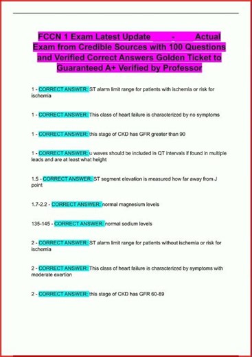 Fccn 1 Exam Latest Update Actual Exam From Credible Sources video