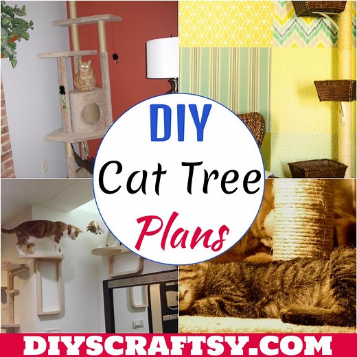 31 DIY Cat Tree Plans You Can Make Easily