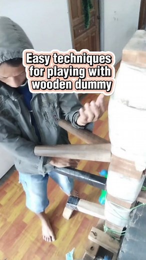 100K views · 1.4K reactions | Easy techniques for playing the Wing Chun wooden dummy #wingchun #woodendummy #kungfu | Advan Tio | Facebook