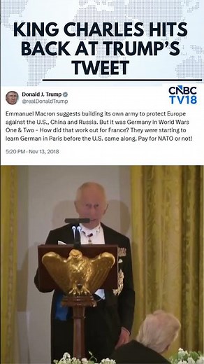 VIRAL MOMENT | “You’d Be Speaking French”: King Charles III Responds to Trump | N18G