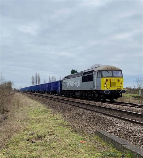 DC Rail 56091 at the helm of the Ravenhead sand train from Middleton Towers back on 4/2/2023.