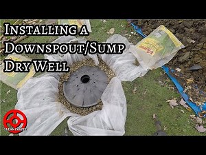 INSTALL a Downspout/Sump DRY WELL to Reduce Basement FLOODING 🌊