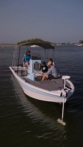 The 23 Fusion was built for days like these. #AvidBoats #boat #boating #bayboat #fishing | Avid Boats