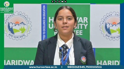 Haridwar University on Instagram: "Haridwar University proudly congratulates Aarushi Sharma, a talented B.Tech Computer Science & Engineering student with a specialization in Artificial Intelligence & Machine Learning (AI & ML), on her successful selection as a Developer at Wizzbrain Software. This remarkable achievement reflects her dedication, technical expertise, and the strong academic foundation provided by the university. We wish her great success and a bright future in her professional jo