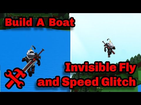 How to build an Invisible Fly and Speed Glitch in Build a Boat for Treasure!