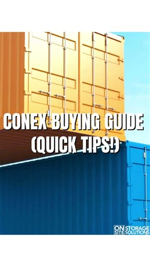 Affordable Shipping Containers For Rent and Sale In the USA on Instagram: "📦 Thinking about buying a Conex storage container? Conex containers are durable, secure, and perfect for storage, job sites, workshops, or custom builds. Here’s why people choose them: ✔️ Built from heavy-duty steel ✔️ Long-lasting, weather-resistant ✔️ Available in 20ft, 40ft & High-Cube ✔️ Great for storage, offices, or business use Want to know which container is right for you? 👀 📖 Read the full buying guide: https:
