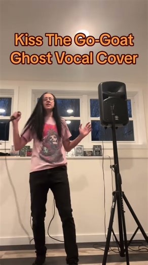 Kiss The Go Goat - Ghost #ghost #ghostband #papaemeritus #metal #rock #goat #ghostcover #fy #cover r