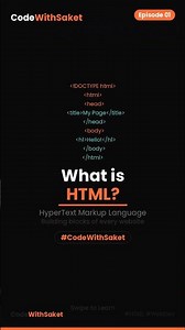 “Want to build websites?Start with THIS — What is HTML 🚀”