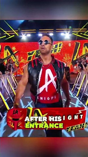Nobody noticed LA Knight's hilarious botch on RAW. #wwe