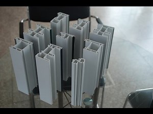 Pvc windows and doors profile extrusion line