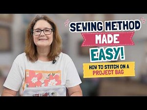 Cross Stitch using the Sewing Method on Project Bags! - on FlossTube