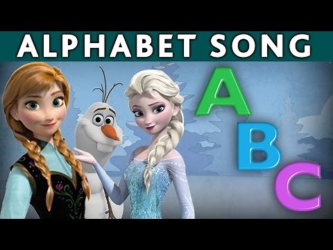 FROZEN ANNA AND ELSA TOYS Videos ABC Song Alphabet Song ABC Nursery Rhymes ABC Song for Children