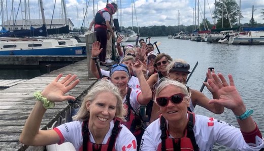 All-female dragon boat team to paddle across Lake Ontario for local charity
