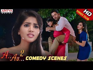 Nithin & Megha Akash Funny and Comedy Scenes || A Aa 2 Latest Hindi Dubbed Movie || Aditya Movies