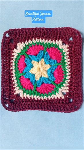 Crochet Square Pattern for Beginners| Cochet Square Pattern Banana k Tarika | Croche Square
