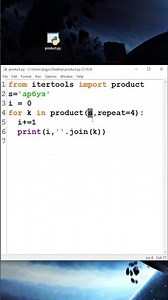 Как пользоваться функцией product из itertools?