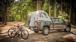 2013 Ford F-150 Napier Backroadz Truck Bed Tent - 6-1/2' Bed - 2 Person - Green and Gray