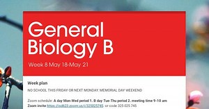 General Biology B